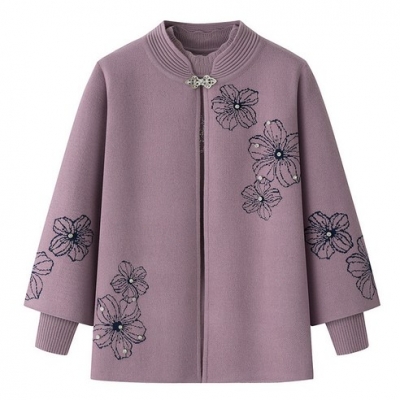 []118. JINYOUQIAN 할머니 겨울 투피스 카디건 외투 할머니 스웨터 할머니가디건 할머니겨울용스웨...