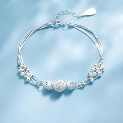 []183. LUMANOKI 행운 은불 팔찌