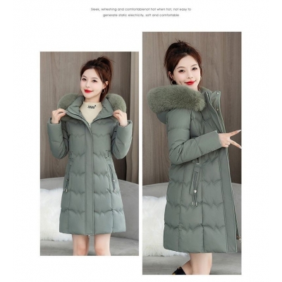 []212. 퍼카라 후드 집업 슬림핏 패딩