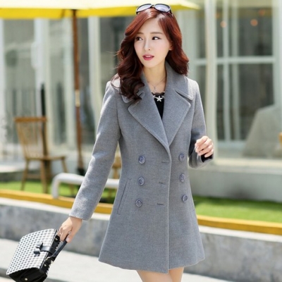 []448. 도톰한 모직 롱코트 슬림핏