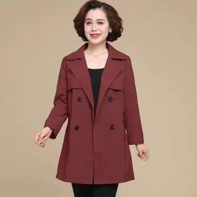 []467. 캐주얼 아우터 기질 트렌치 코트